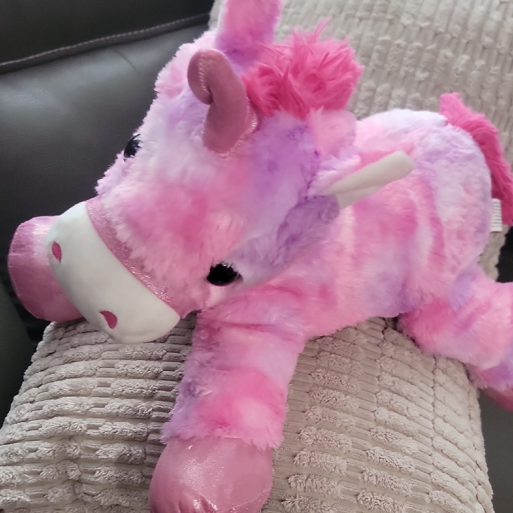 Plush Pink Unicorn Stuffed Animal - Soft Kids Toy